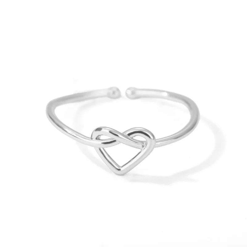 HPTOTMG Irregular Stainless Steel Cocktail Ring