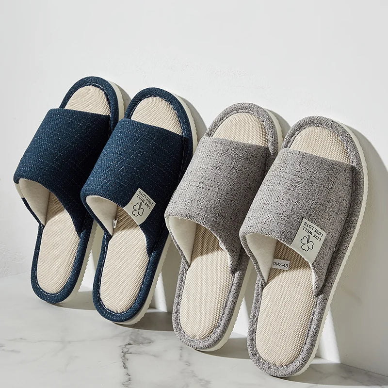 EcoStep™ Men’s Hemp Indoor Slippers