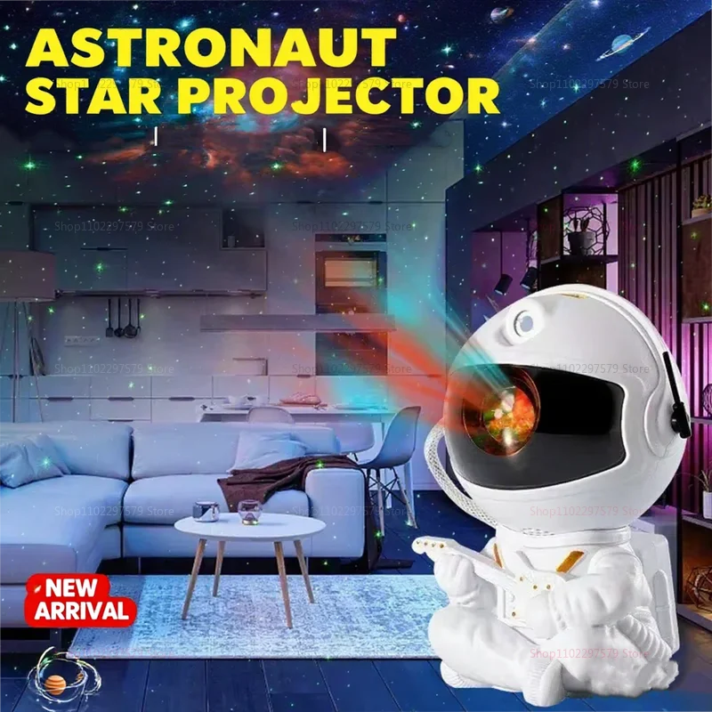 NebulaNova™ Astronaut Star Projector & Ambient Galaxy Light