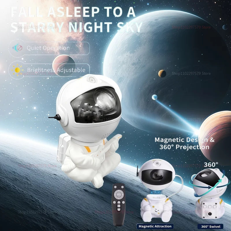 NebulaNova™ Astronaut Star Projector & Ambient Galaxy Light