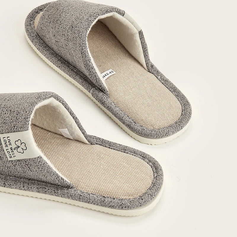 EcoStep™ Men’s Hemp Indoor Slippers