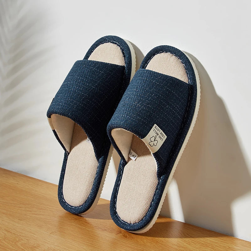EcoStep™ Men’s Hemp Indoor Slippers