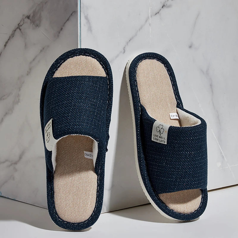 EcoStep™ Men’s Hemp Indoor Slippers