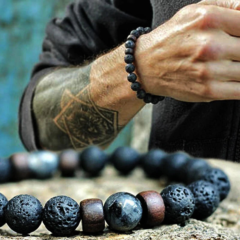 Volcanic Stone Energy Bracelet