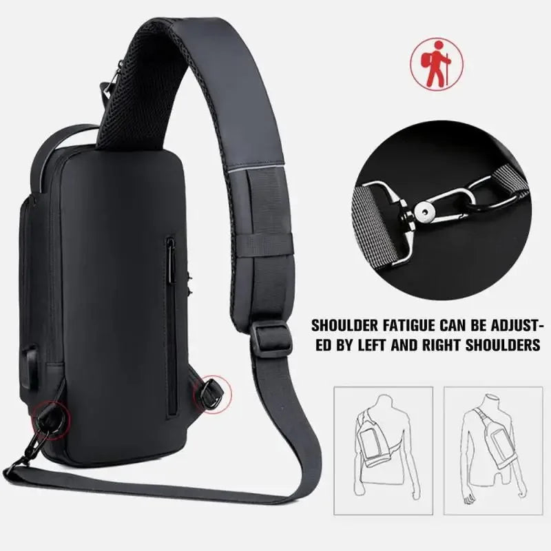 FlexCarry™ Waterproof Crossbody Bag